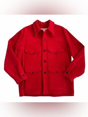 Vintage 60/70s Filson Red Wool Cruiser Jacket